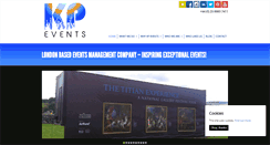 Desktop Screenshot of kpevents.co.uk